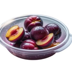 Organic Fresh cut Plums