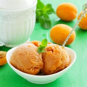 Apricot sorbet