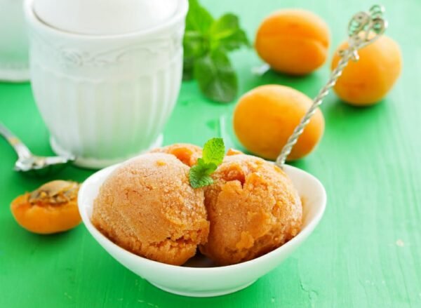 Apricot sorbet